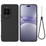 For Huawei nova 13 Pro 5G Case Liquid Silicone Phone Back Cover with Hand Strap