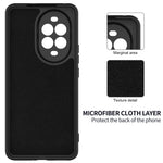 For Huawei nova 13 Pro 5G Case Liquid Silicone Phone Back Cover with Hand Strap