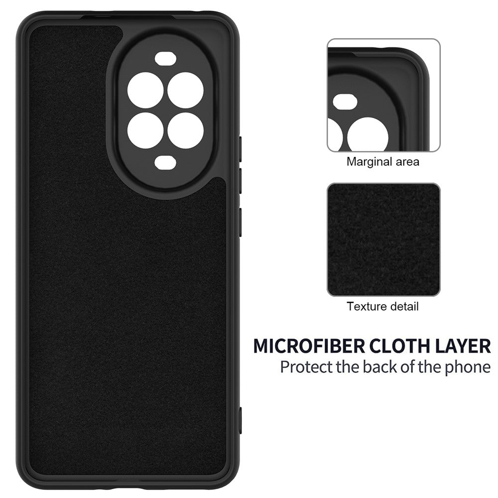 For Huawei nova 13 Pro 5G Case Liquid Silicone Phone Back Cover with Hand Strap