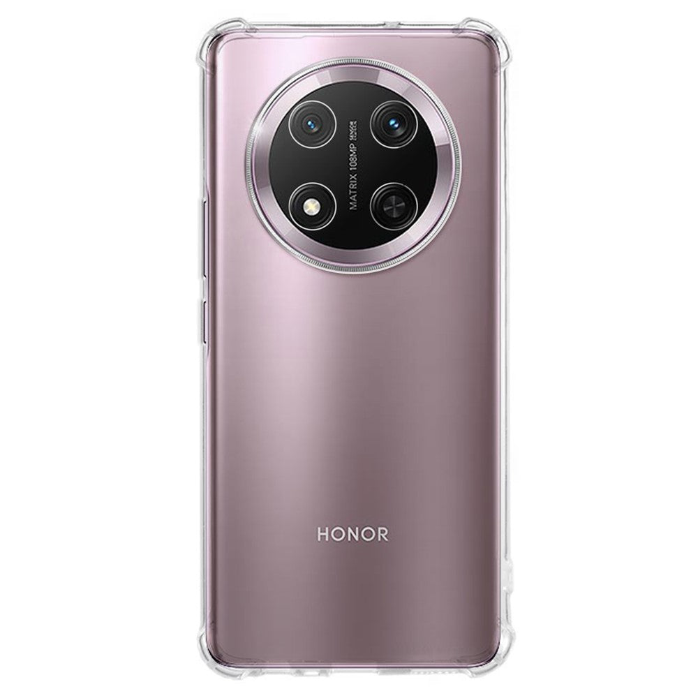 KALEBOL til Honor Magic7 Lite 5G / X9c 5G / X60 Pro 5G, gennemsigtigt mobilcover, 1.5mm TPU, stødsikkert mobilcover