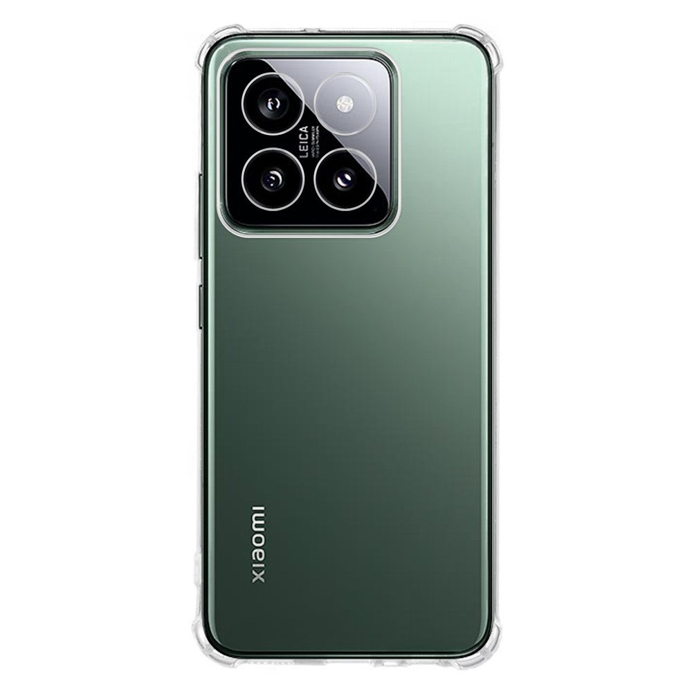 KALEBOL För Xiaomi 15 Pro Genomskinligt mobilskal 1.5mm TPU Stötsäkert mobilskal