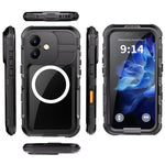 SHELLBOX M Series For iPhone 16 IP68 Waterproof Case Metal Diving Phone Cover Compatible with MagSafe