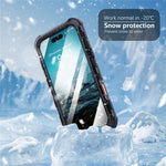 SHELLBOX M Series For iPhone 16 Pro Max IP68 Waterproof Case Metal Diving Phone Cover Compatible with MagSafe