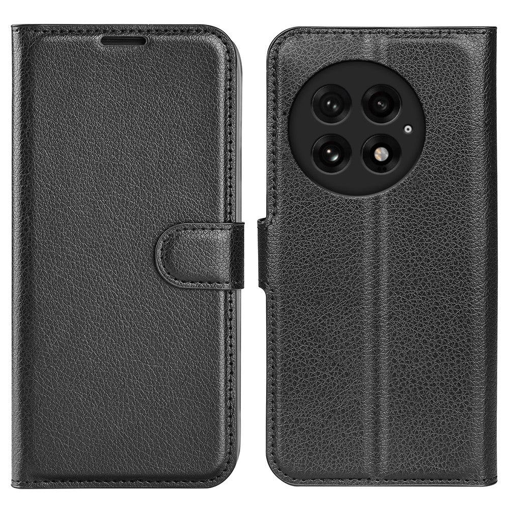 For OnePlus 13 Case Litchi Texture Shockproof Leather Wallet Phone Cover