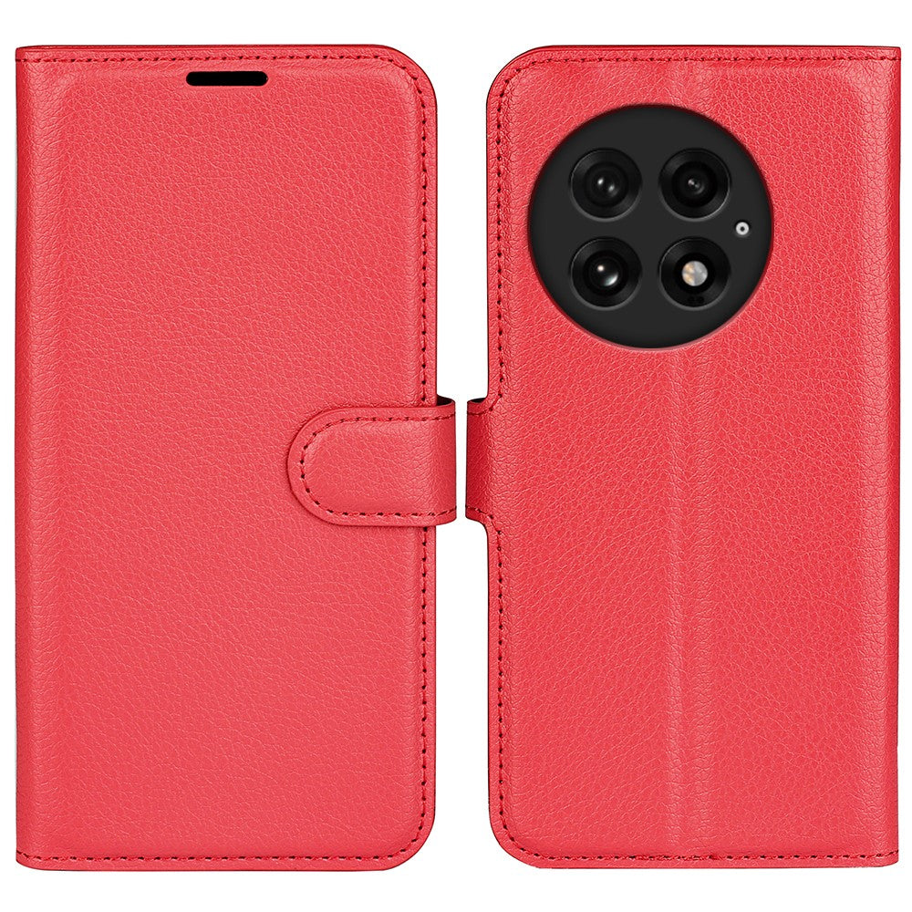 For OnePlus 13 Case Litchi Texture Shockproof Leather Wallet Phone Cover