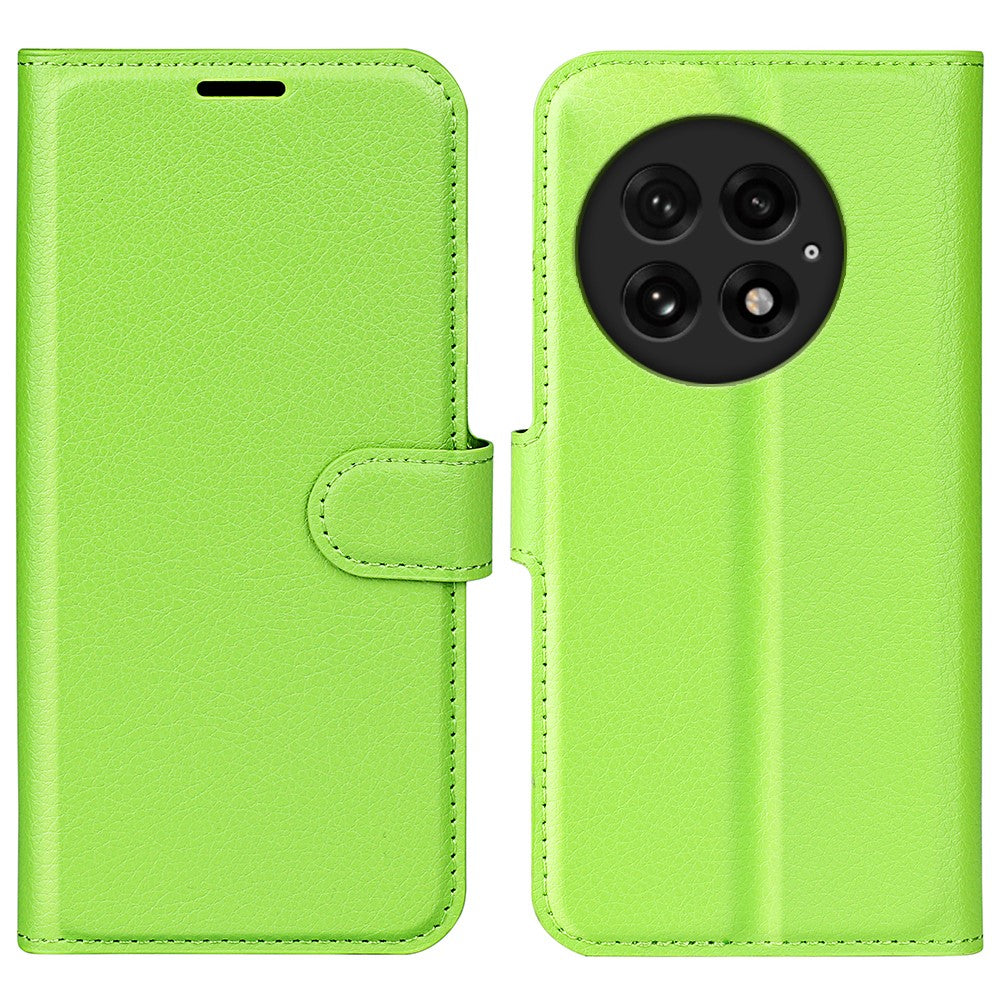 For OnePlus 13 Case Litchi Texture Shockproof Leather Wallet Phone Cover