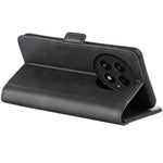 For OnePlus 13 Stand Case Calf Texture Leather Wallet Phone Cover