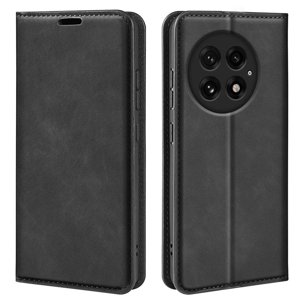 For OnePlus 13 Case Skin-Touch Leather Wallet Phone Cover