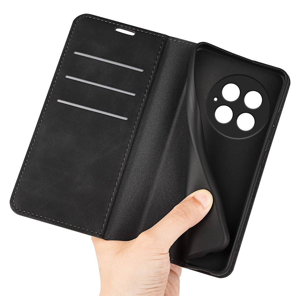 For OnePlus 13 Case Skin-Touch Leather Wallet Phone Cover