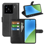 For Xiaomi 15 Case Litchi Texture Shockproof Leather Wallet Phone Cover