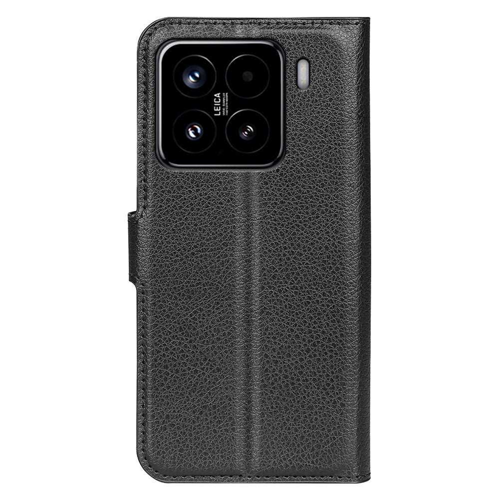 For Xiaomi 15 Case Litchi Texture Shockproof Leather Wallet Phone Cover