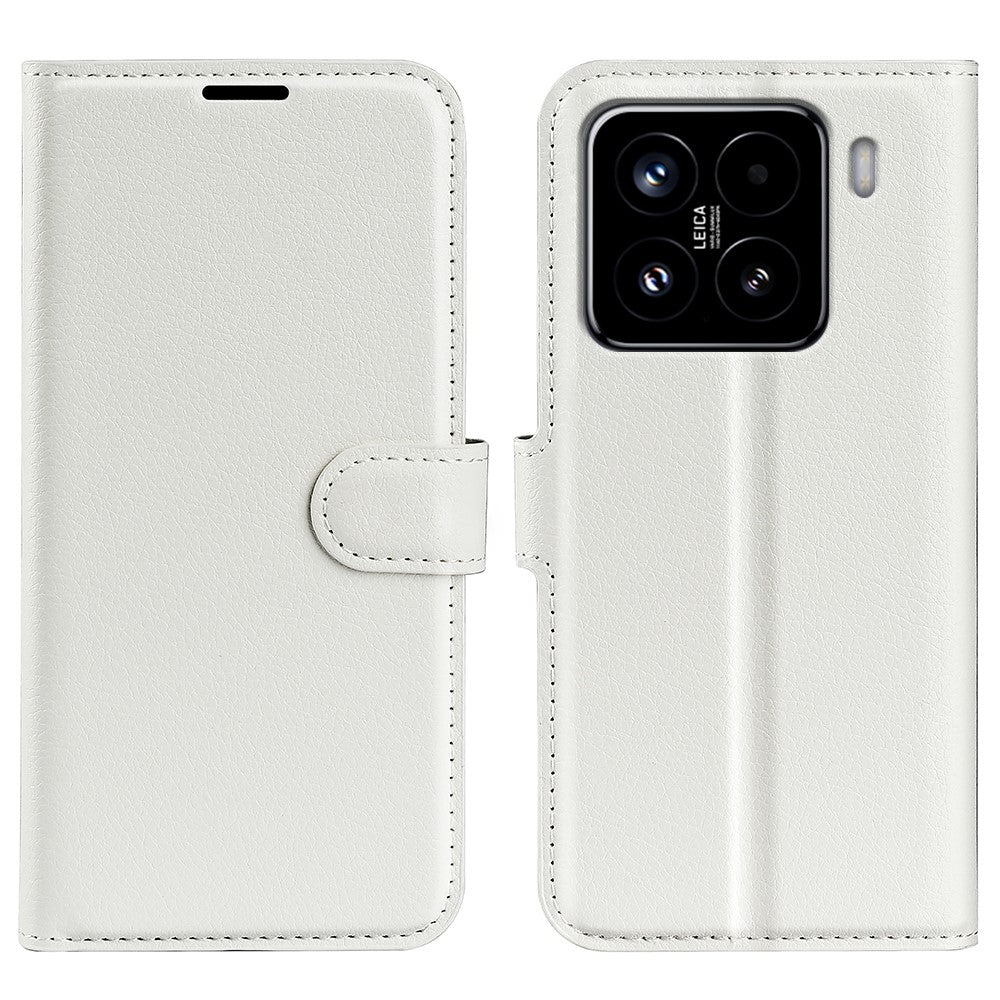 For Xiaomi 15 Case Litchi Texture Shockproof Leather Wallet Phone Cover