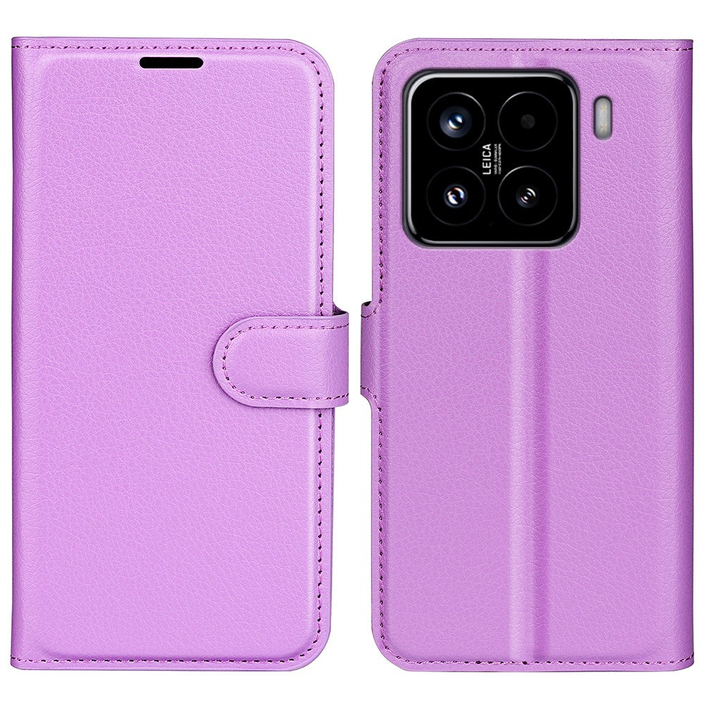 For Xiaomi 15 Case Litchi Texture Shockproof Leather Wallet Phone Cover