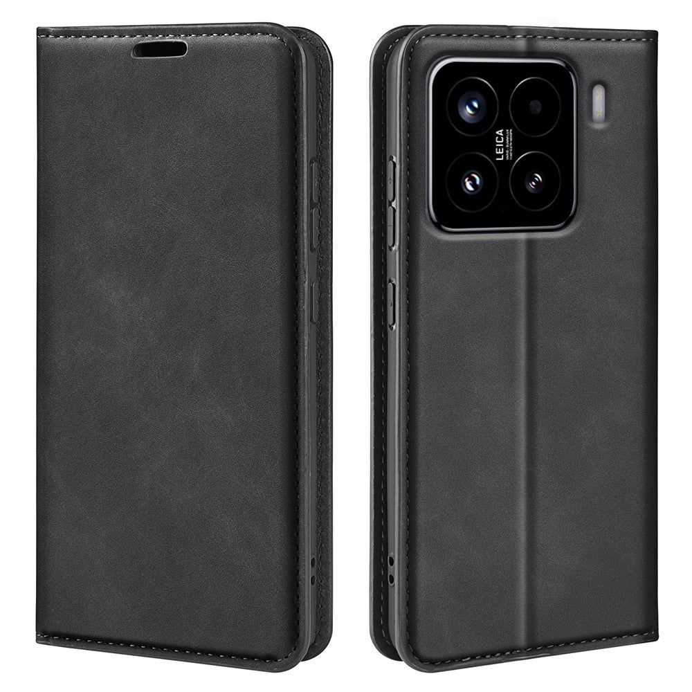 For Xiaomi 15 Case Skin-Touch Leather Wallet Phone Cover