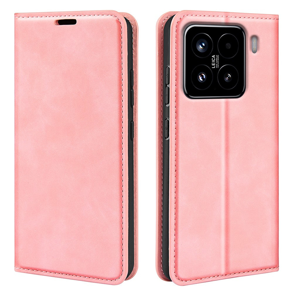 For Xiaomi 15 Case Skin-Touch Leather Wallet Phone Cover