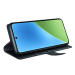 For Xiaomi 15 Case Genuine Split Leather Phone Cover with Wallet Stand