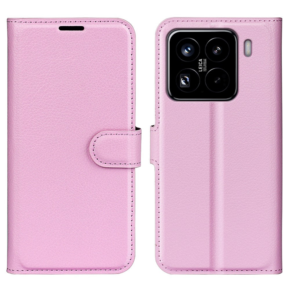 For Xiaomi 15 Pro Case Litchi Texture Shockproof Leather Wallet Phone Cover
