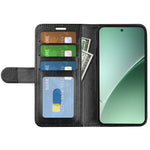 For Xiaomi 15 Pro Wallet Case Crazy Horse Texture Stand Leather Phone Cover