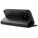 For Xiaomi 15 Pro Wallet Case Crazy Horse Texture Stand Leather Phone Cover