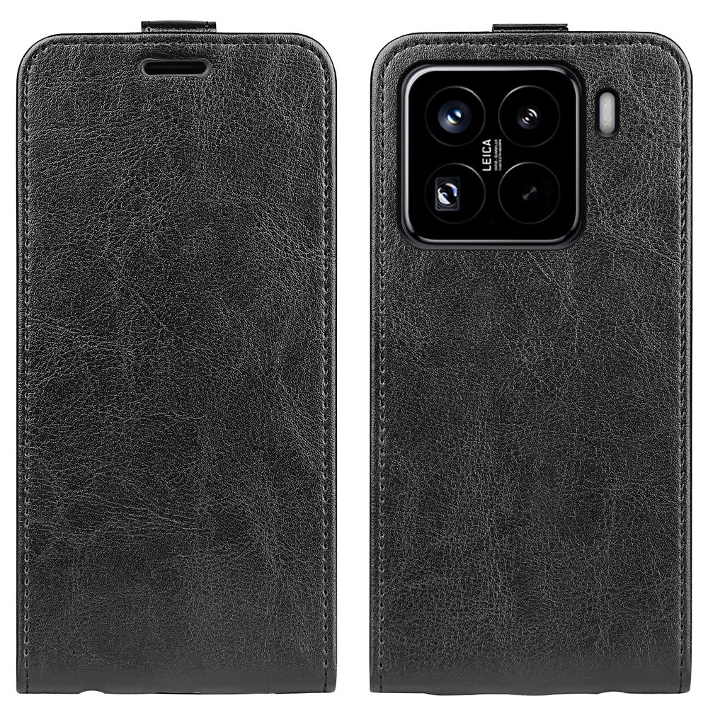For Xiaomi 15 Pro Case with Card Slots Vertical Flip Leather Phone Cover