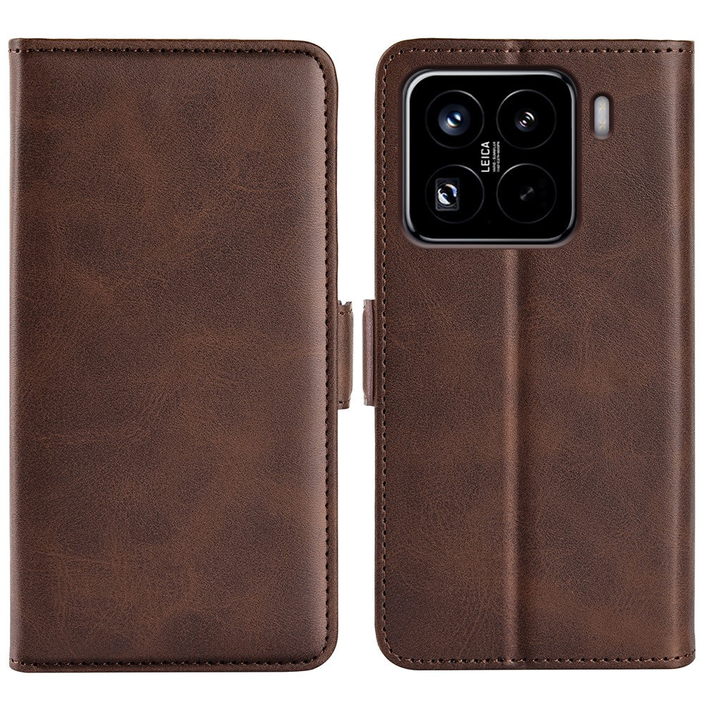 For Xiaomi 15 Pro Stand Case Calf Texture Leather Wallet Phone Cover