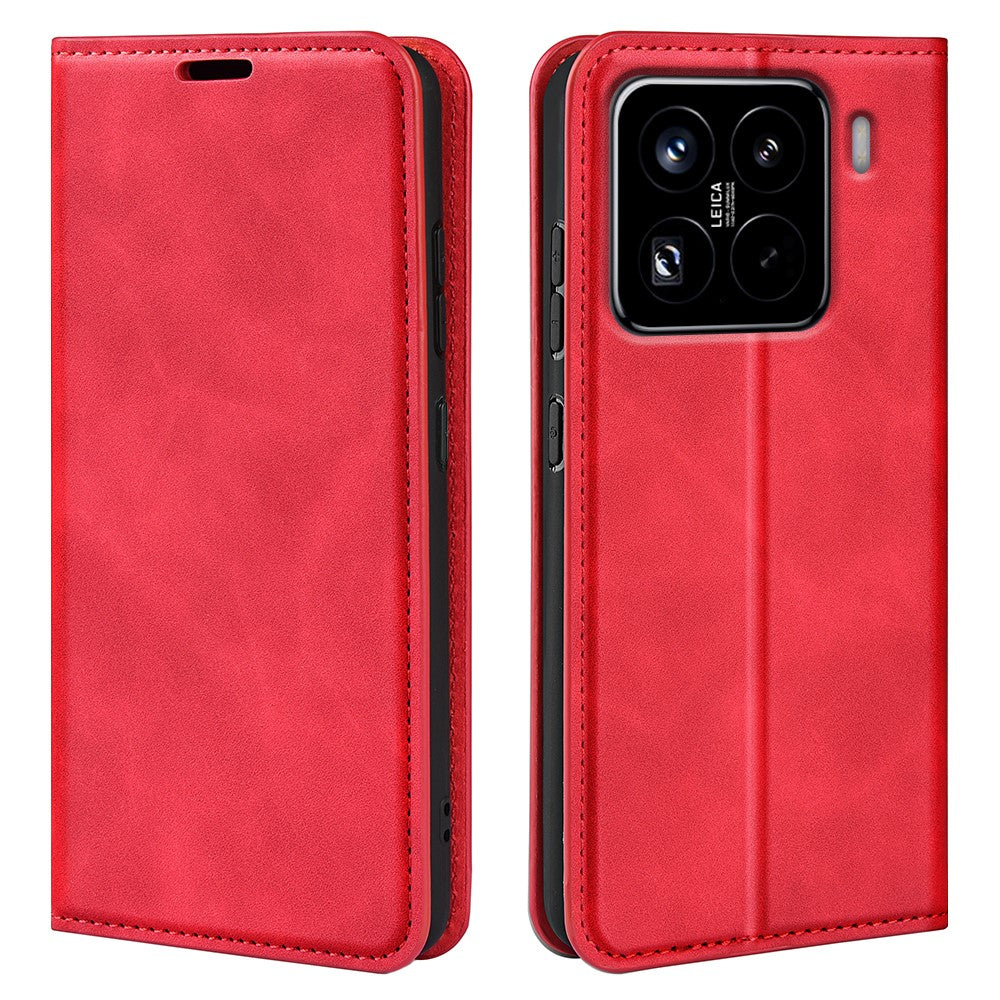 For Xiaomi 15 Pro Case Skin-Touch Leather Wallet Phone Cover