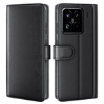 For Xiaomi 15 Pro Case Genuine Split Leather Phone Cover with Wallet Stand
