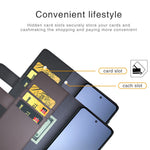 For Xiaomi 15 Pro Case Genuine Split Leather Phone Cover with Wallet Stand