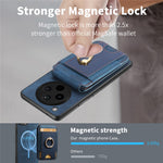 For Oppo Find X8 Pro 5G Magnetic Case Leather Back Cover with Detachable Card Holder Kickstand