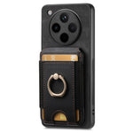 For Oppo Find X8 Pro 5G Magnetic Case Leather Back Cover with Detachable Card Holder Kickstand
