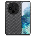 Oppo Find X8 Pro 5G-skal i kolfiberstruktur, PU+PC+TPU, mobilskal