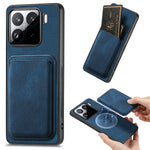 For Xiaomi 15 Pro Case Retro Leather+TPU Phone Cover with Detachable Card Slot