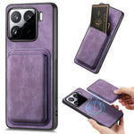 For Xiaomi 15 Pro Case Retro Leather+TPU Phone Cover with Detachable Card Slot