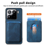 For Xiaomi 15 Pro Case Retro Leather+TPU Phone Cover with Detachable Card Slot