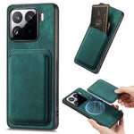 For Xiaomi 15 Pro Case Retro Leather+TPU Phone Cover with Detachable Card Slot