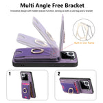 For Xiaomi 15 Magnetic Case Leather Back Cover with Detachable Card Holder Kickstand
