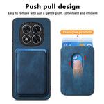 Xiaomi Redmi Note 14 Pro+ 5G-etui i retro-læder + TPU med aftagelig kortplads