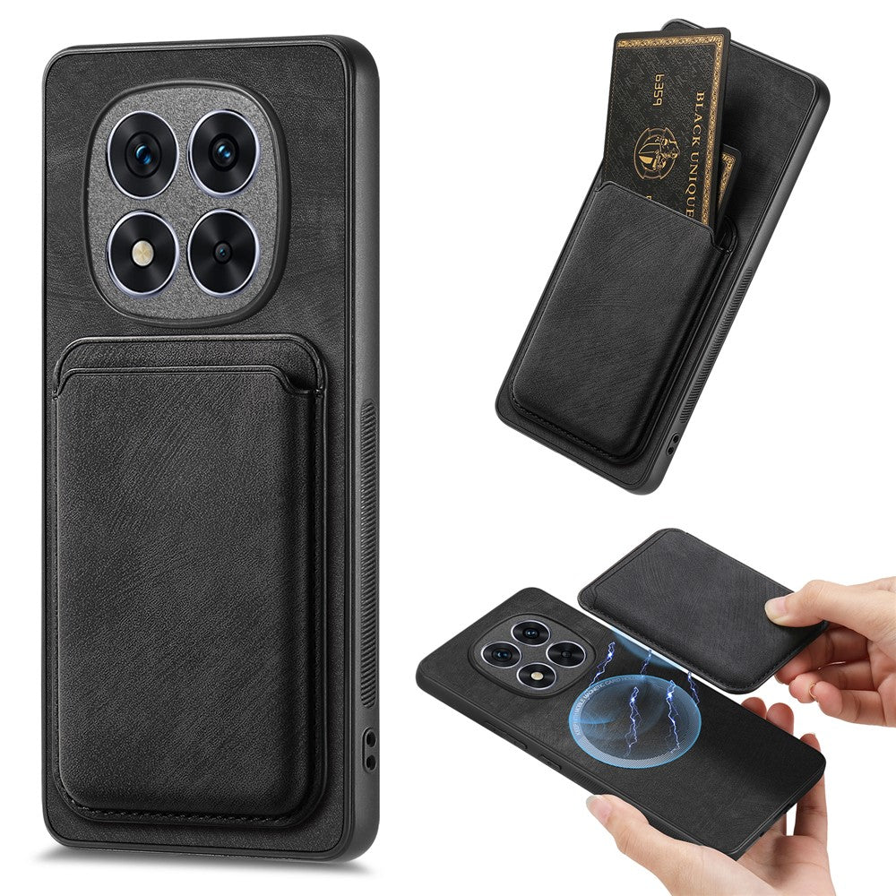 For Xiaomi Redmi Note 14 Pro+ 5G Case Retro Leather+TPU Phone Cover with Detachable Card Slot