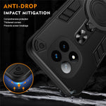 For Xiaomi Redmi Note 14 Pro+ 5G Case Rotatable Kickstand PC+TPU Drop Protection Phone Cover