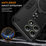 For Xiaomi 14T Case Rotatable Kickstand PC+TPU Drop Protection Phone Cover