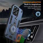For Xiaomi 14T Pro Case Rotatable Kickstand PC+TPU Drop Protection Phone Cover