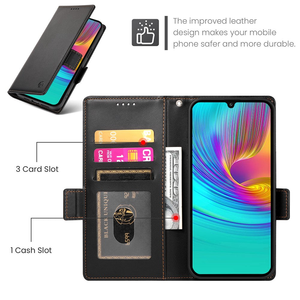 DF-010 For Samsung Galaxy A26 5G Stand Case PU Leather Wallet Phone Cover