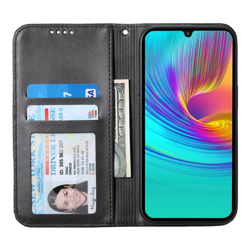 For Samsung Galaxy A26 5G Case Calf Texture PU Leather Phone Cover with Wallet