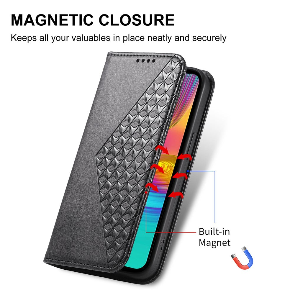 For Samsung Galaxy A26 5G Case Calf Texture PU Leather Phone Cover with Wallet