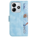 For Xiaomi Redmi Note 14 5G Case PU Leather Floral Phone Cover with Card Slots