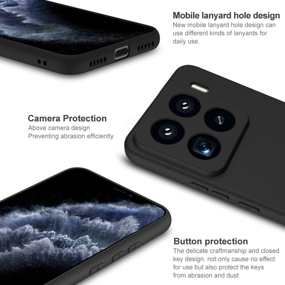 IMAK UC-3 Series for Xiaomi 15 Pro Case Matte Anti-Fingerprint Soft TPU Cover