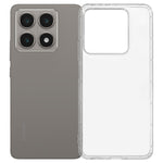 Xiaomi 14T Transparent TPU-skal med krockkuddeskydd (stort bakre linshål)