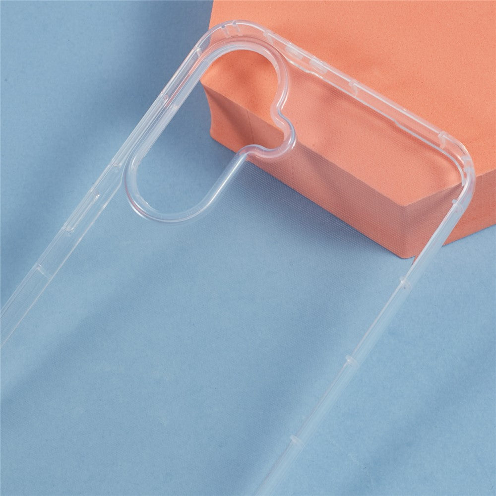 Transparent TPU Cover Til Samsung Galaxy A37 5G / A56 5G / A36 5G Telefoncover Airbag Beskyttelse (Stort Kamerahul)