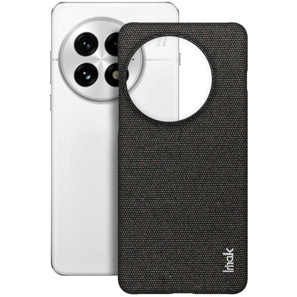 IMAK Ruiyi-serien för OnePlus 13-skal i tyg, textur, läder + PC-baksida för mobil