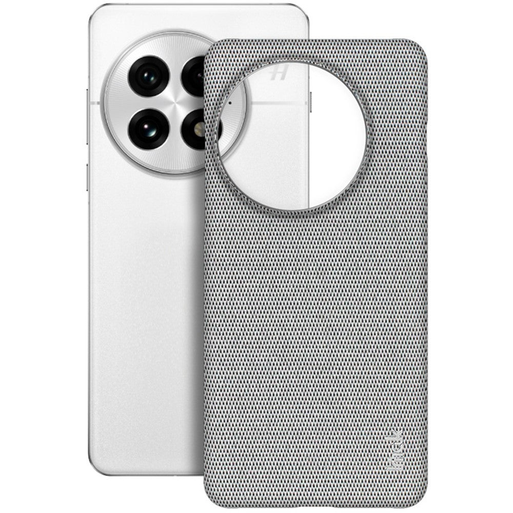 IMAK Ruiyi-serien för OnePlus 13-skal i tyg, textur, läder + PC-baksida för mobil